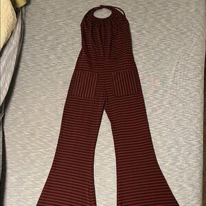 Warrior Within Striped Jumpsuit